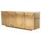 Ketzia Hollywood Regency Aged Brass Mango Veneer Sideboard
