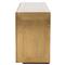 Ketzia Hollywood Regency Aged Brass Mango Veneer Sideboard