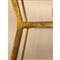Astro White Enamel Antique Gold Etagere