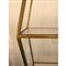 Astro White Enamel Antique Gold Etagere