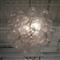 Muriel Clear Resin Bubbled Silver Chain Chandelier