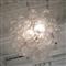 Muriel Clear Resin Bubbled Silver Chain Chandelier
