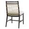 Palecek Pratt Beach Espresso Woven Jute Rope Side Chair