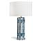 Mali Coastal Ceramic Indigo Table Lamp