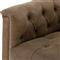 Emmy Rustic Lodge Dark Brown Leather Tufted Nailhead Trim Swivel Club Chair