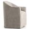 Desiree Modern French Country Beige Twill Slipcover Dining Arm Chair