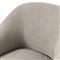 Desiree Modern French Country Beige Twill Slipcover Dining Arm Chair