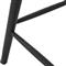 Lara Rustic Lodge Black Oak Windsor Counter Stool