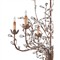 Brietta French Country Gold Iron Crystal Bud Chandelier - Medium