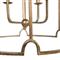 Stella Modern Drum Shape Horseshoe Pattern Antique Gold Chandelier