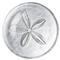 Simon Pearce Coastal Medium Sand Dollar Glass Plate