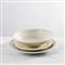 Simon Pearce Modern Classic Belmont Crackle Ivory Stoneware Dinner Plate