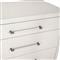 Taylor Modern White Upholstered 8 Drawer Wood Dresser