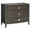 Landon Modern Masculine Charcoal Brown Wood Dresser