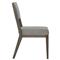 Landon Modern Masculine Grey Charcoal Brown Ash Wood Dining Side Chair