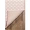 Willow Modern Pink Wool Diamond Dot Patterned Rug - 2&#39;x3&#39;