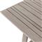Cody Coastal Beach Angled Base Rectangular Grey Teak Outdoor Dining Table - 86.5&quot;W