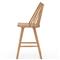 Lara Rustic Lodge Brown Oak Windsor Counter Stool