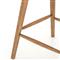 Lara Rustic Lodge Brown Oak Windsor Counter Stool