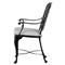 Provance Ancient Earth White Cushion Outdoor Dining Arm Chair