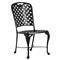Provance Modern Ancient Earth White Cushion Outdoor Dining Side Chair