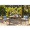 Aurore French Beige Cushion Metal Outdoor Dining Arm Chair