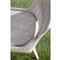 Theodore Coastal Taupe Woven Cushion Grey Teak Outdoor Dining Chair - Set of 2