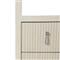 Alice Modern Classic Beige Two Drawer Open Shelf Bachelor Chest
