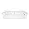 Cisco Home Donato Coastal Beach Logan White Linen Slipcovered Sofa - 78&quot;