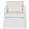 Cisco Home Amalia Modern Classic White Slipcovered Occasional Arm Chair