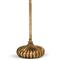 Clove French Country Antique Gold Leaf Stem Floor Lamp