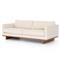 Ethan Modern Classic Cream Performance Cushion Back Sofa - 84&quot;W