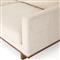 Ethan Modern Classic Cream Performance Cushion Back Sofa - 84&quot;W