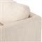 Ethan Modern Classic Cream Performance Cushion Back Sofa - 84&quot;W
