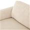 Ethan Modern Classic Cream Performance Cushion Back Sofa - 84&quot;W