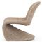 Ivanna Coastal Beach Beige Woven Wicker Outdoor Lounge Chair