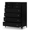 Stancil Modern Classic Black Iron Tall Dresser