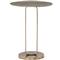 Sam Modern Classic Bronze Aluminum Round Side End Table
