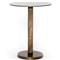 Sam Modern Classic Bronze Aluminum Round Side End Table