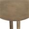 Sam Modern Classic Bronze Aluminum Round Side End Table