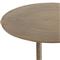 Sam Modern Classic Bronze Aluminum Round Side End Table