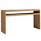 Ariah Coastal Brown Rattan Rectangular Console Table