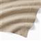 Sferra Modern Pettra Beige Ribbed Lambs Wool Throw Blanket