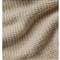 Sferra Modern Pettra Beige Ribbed Lambs Wool Throw Blanket