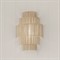 Palecek Everly Coastal Beach 5 Tier Natural Abaca Rope Wall Sconce