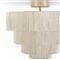 Palecek Everly Coastal Beach Natural Abaca Rope Semi Flush Mount