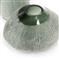 Palecek Mykonos Coastal Beach Green Etched Glass Vase - Medium
