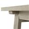 Cody Modern Classic Weathered Grey Teak Wood Outdoor Dining Bench
