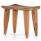 Zada Global Bazaar Natural Teak Wood Rectangular Outdoor Stool
