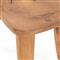 Zada Global Bazaar Natural Teak Wood Rectangular Outdoor Stool